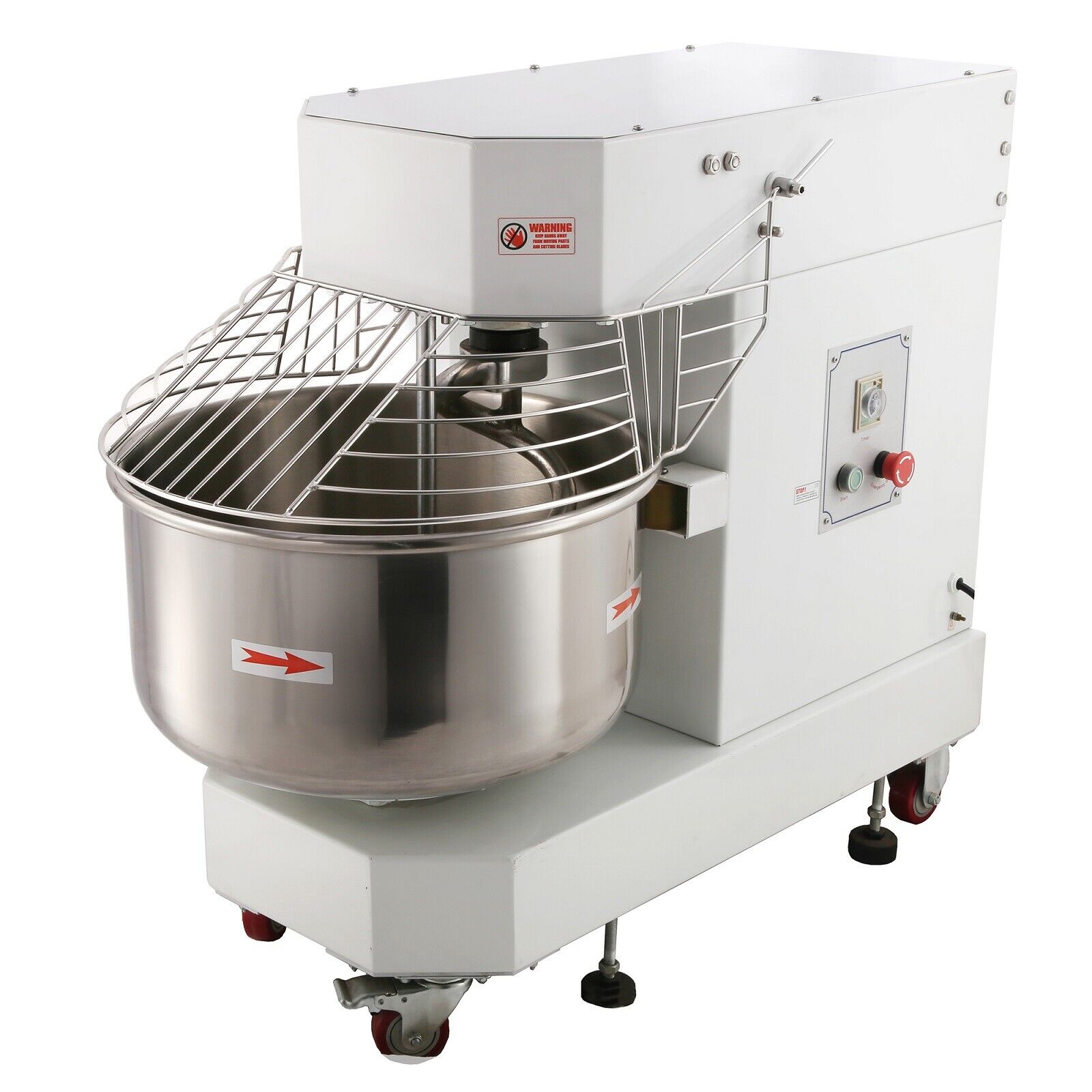 Hakka Commercial 40 Quart Spiral Mixers and Dough Mixer Counter Top Dough Mixing