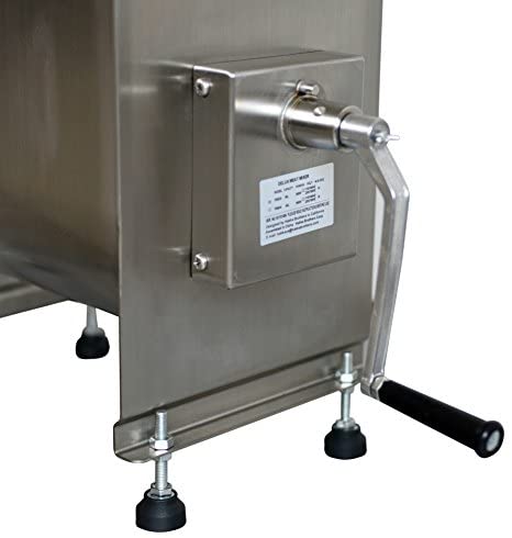 Hakka Stainless Steel Manual Meat Mixers 30Liter /60 Lb Capacity,Fixed Tank,Sausage Mixer Machine