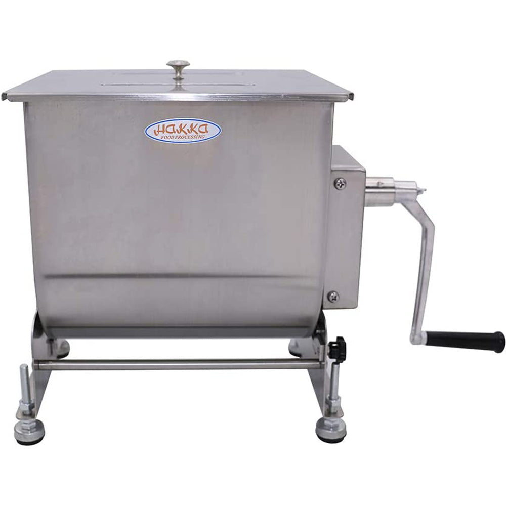 HAKKA Tilt Tank Manual Meat Mixers 40 Liter/ 80lb capacity,Sausage Mixer Machine