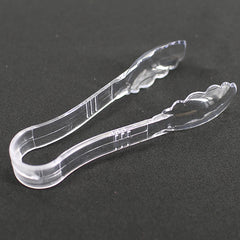 9” SCALLOP TONG, PC ,CLEAR