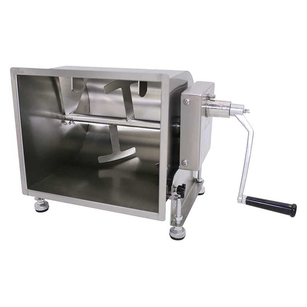 HAKKA Tilt Tank Manual Meat Mixers 20 Liter/40lb Capacity, Sausage Mixer Machine