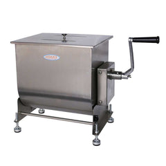 HAKKA Tilt Tank Manual Meat Mixers 10 Liter/20lb Capacity,Sausage Mixer Machine