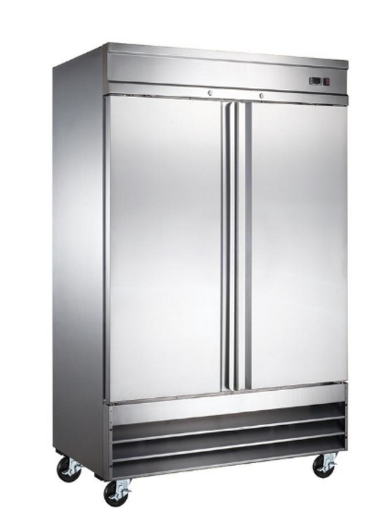 Carina 1321L Double Door Chiller, Commercial Refrigerator Temp : 0.5 ~ 5℃