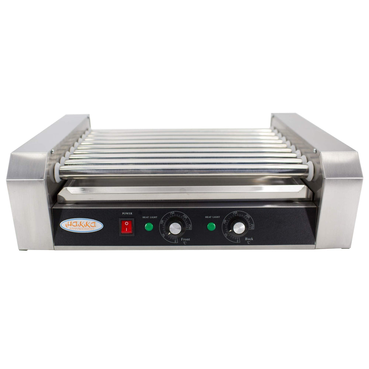 EasyRose Commercial Hot Dog Roller Grill with 9 Rollers