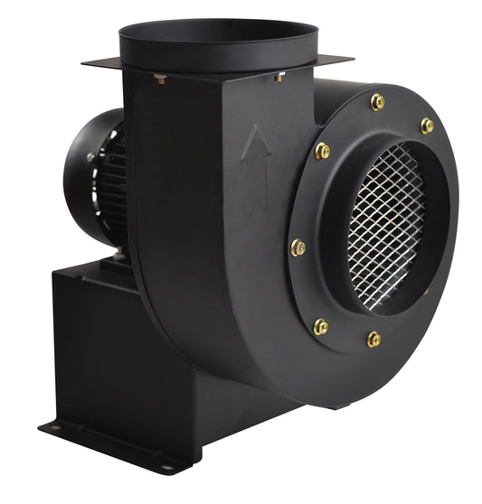 Hakka Centrifugal Blower, Multi-Wing Centrifugal Fan Rectangular Shaded Pole Specialty Blower with Flange, 1400 M2/H Air Flow, 500 CFM, 3300 RPM, 110V/60Hz, 11 amps