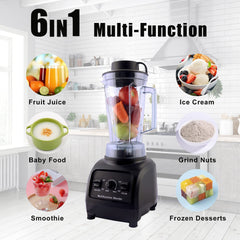 Hakka 2L Countertop Blender Juicer Shakes and Smoothies 8 Cups Fruit Maker 1500W