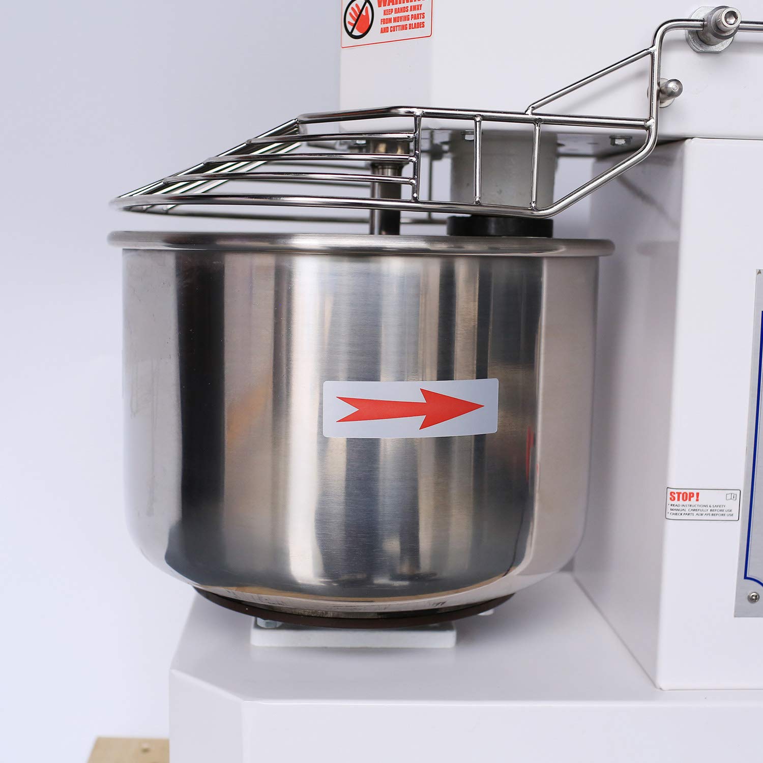 Hakka Commercial 40 Quart Spiral Mixers and Dough Mixer Counter Top Dough Mixing