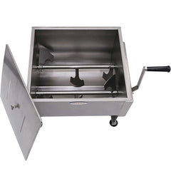 Hakka Double Axis Stainless Steel Manual Meat Mixers 40 Liter/ 80lb Capacity,Sausage Mixer Machine