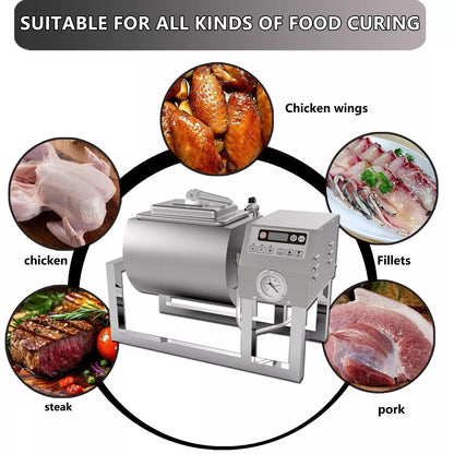 Hakka Automatic Vacuum Pickling Machine 18L Large Capacity Poultry Meat Salting